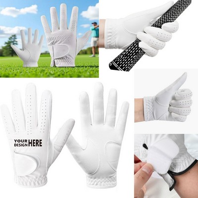 Unisex Breathable Left Hand Golf Gloves