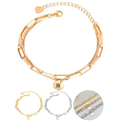 Elegant Dual-Layer Friendship Bracelet