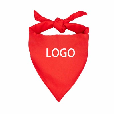 Polyester Pet Triangle Bandana