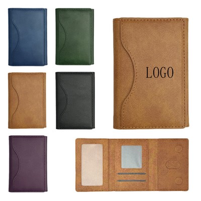 3-Fold Magnetic Phone Stand Wallet