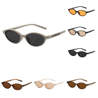 Oval Small Frame Sunglasses