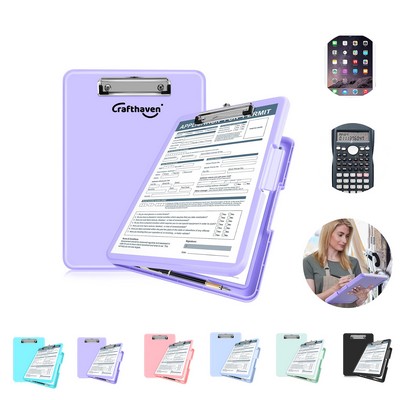 A4 Side Opening Plastic Clipboards