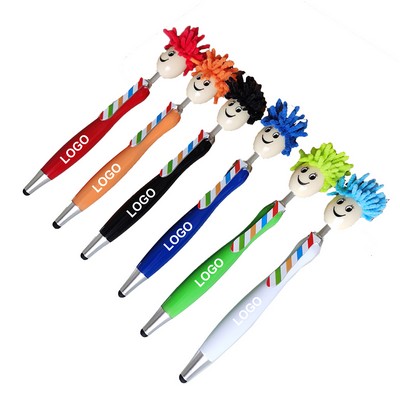Multicultural Screen Cleaner With Stylus Pen
