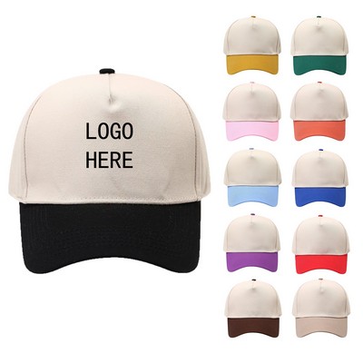 Two-Tone Cotton Cap