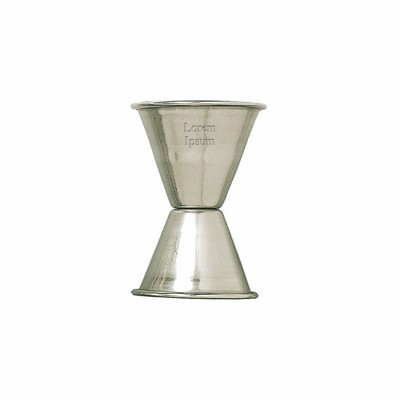 1 - 1¼ Oz. Stainless Steel Double Jigger on a Card