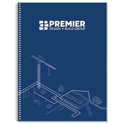 Full Color Imprinted Sheets Composition Notebook (8 3/16"x 10 7/8")