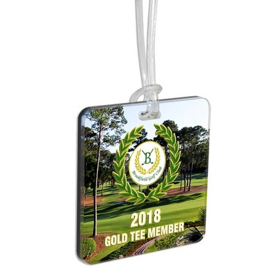 Custom Acrylic Full Color Bag Tag