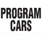 18 Oz. Reinforced Vinyl 2 Sided Message Stack Flag - Program Cars (3'x8')