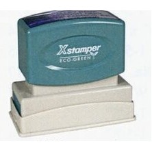 Xstamper Pre-Inked X-Large Message Stamp (3 15/16"x2 9/16")