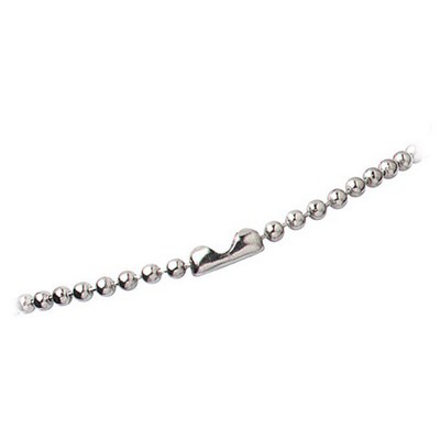 Nickel-Plated Steel Beaded Chain
