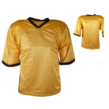 Youth Dazzle Full Length Football Jersey Shirt w/ Contrasting Neck & Arm Trim