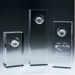 Golf I-Tower Award - Large (3 1/8"x1.5"x10")