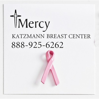 2 1/2" Square White Card