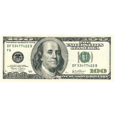 Hundred Dollar Bill Maxi Magnet (3")