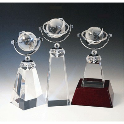 World Gyro Optic Crystal Award (2¾"x 8")