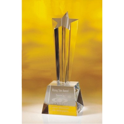 7" Crystal Star Pillar Award