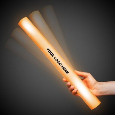 16" Orange LED Foam Lumiton Baton(w/decal)