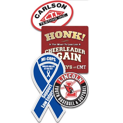 32" - 36" Square Inch Custom Shape Outdoor/Car Magnets