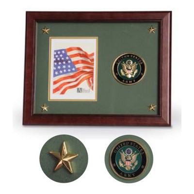 US Flag Medallion Picture Frame (11"x14")