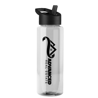 Garyline® Guzzler Bottle with Flip-Straw Lid - 32 oz.