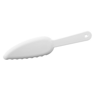 9" Cake Knife White