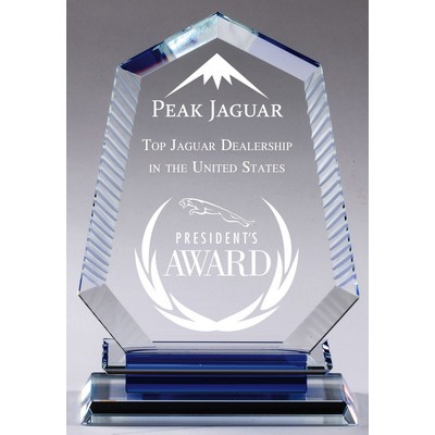 Cougar Peak Optic Crystal Award (5"x 7")