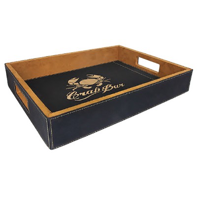 16" x 12" Serving Tray, Laserable Leatherette