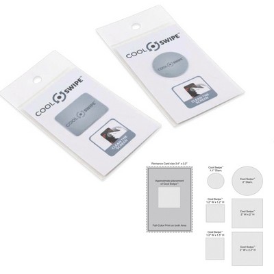 Cool Swipe™ 2" Square Brilliant Full Color Cloth
