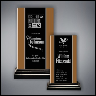 6" Narrow Side Stripes Brown/Black Award