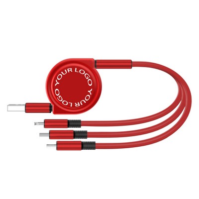3-in-1 Retractable Charging Cable