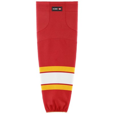 Calgary Pro Series Custom Red Socks