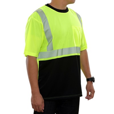 Reflective Apparel™ 2-Tone Safety Short Sleeve Shirt w/Pocket