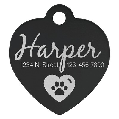 Anodized Aluminum Pet Tag