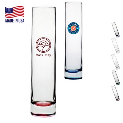 8 oz. USA Made Libbey Tall Cylindrical Bud Vases