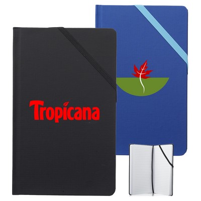 5.25" x 8.45" Hardcover Journals Notebooks w/ Corner Band