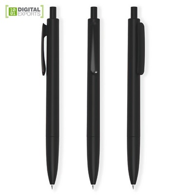 Gift Pen Silver Logo Gel Pen Plastic Spray Glue Business Meeting Pen