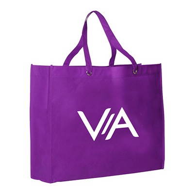 The Consumer Non-Woven Reusable Tote Bag (2 Color Imprint)