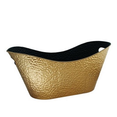 Gold Metal Basket 15" Empty