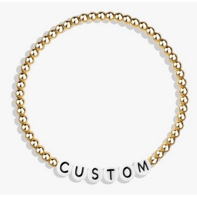 Crystal Letter bracelet