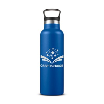 21 oz Double-Wall Vacuum Bottle With Loop Top