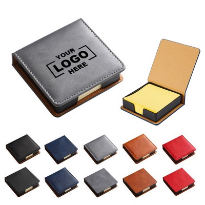 PU Leather Cased Sticky Notes