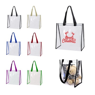 Clear Shopping Tote Stadium Bag