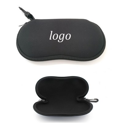 Neoprene Zipper Eyeglass Case with Belt Clip