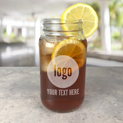 Engraved Corporate Large Mason Jar