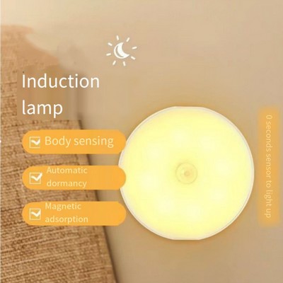 Wireless Motion Sensor LED Night Light with Magnetic Base