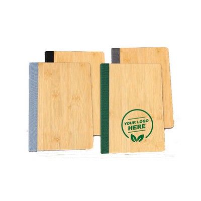 Promtional A5 Bamboo Grain Journal