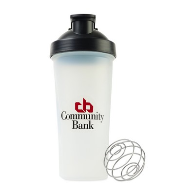 Blender Shaker Bottle 20oz - Clear