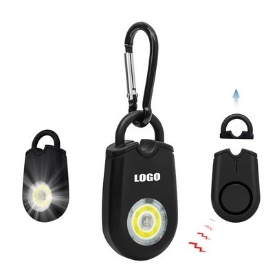 Carabiner Safety Alarm w/Flashlight