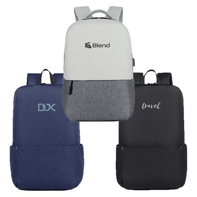 Stock UrbanFlex Waterproof Oxford Backpack -16.2x11.4x6.3"