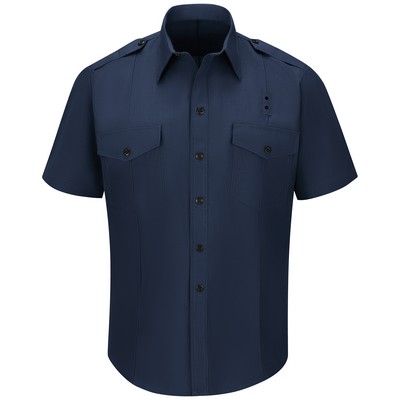 Workrite® Fire Service Men's Non-FR 100% Cotton Short Sleeve Fire Chief Shirt